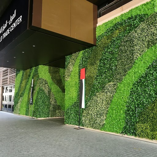 indoor artificial green wall