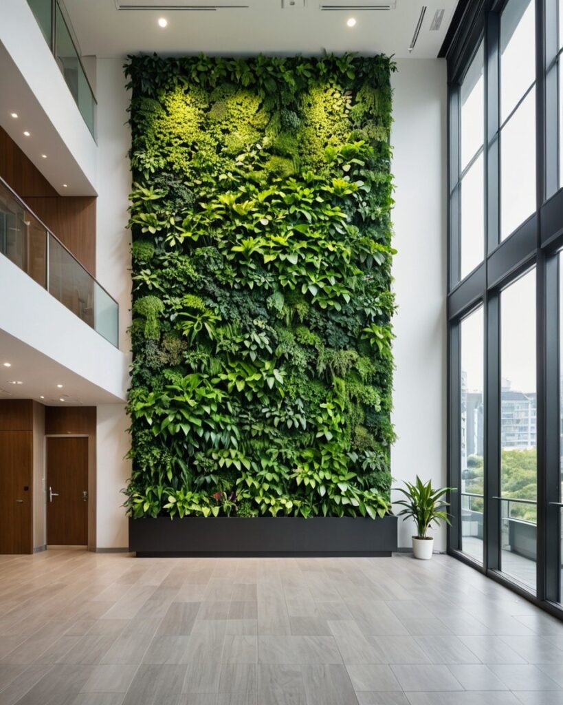 Natural green wall