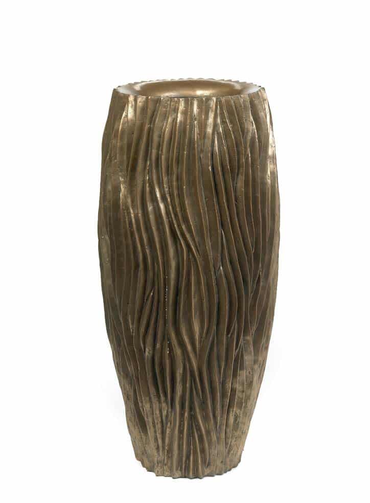 River_Shiny_Bronze_38x100, Plant Pot